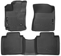 Husky Liners - Husky Liners 15 Toyota Venza WeatherBeater Front & Second Row Tan Floor Liners - Image 1