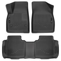 Husky Liners - Husky Liners Weatherbeater 2017 Cadillac XT5 / 2017 GMC Acadia Front & 2nd Seat Floor Liners - Black - Image 1
