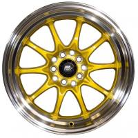 MST Wheels - MST Wheels Rim MT11 15x8.0 4x100/4x114.3 ET0 73.1CB Gold w/Machined Lip - Image 4