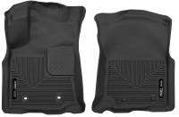 Husky Liners - Husky Liners 2016 Toyota Tacoma Double Cab Pickup Black Front Floor Liners - Image 1
