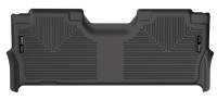 Husky Liners - Husky Liners 2017 Ford Super Duty (Crew Cab) WeatherBeater Black Rear Floor Liners - Image 1