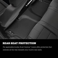 Husky Liners - Husky Liners 2019 Ford Ranger Super-Cab X-Act Contour Black Floor Liner (2nd Seat) - Image 3