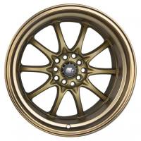 MST Wheels - MST Wheels Rim MT11 15x8.0 4x100/4x114.3 ET0 73.1CB Satin Bronze w/Bronze Lip - Image 2