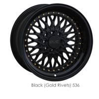 XXR Wheels - XXR Wheel Rim 536 16X8 4x100/4x114.3 ET0 73.1CB Black - Image 1