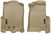 Husky Liners - Husky Liners 2015 Ford Expedition/Lincoln Navigator WeatherBeater Front Tan Floor Liners - Image 1