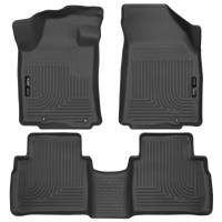 Husky Liners - Husky Liners 2016 Nissan Maxima WeatherBeater Front and Second Row Black Floor Liners - Image 1