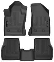 Husky Liners - Husky Liners 2017 Jeep Compass Weatherbeater Black Front & 2nd Seat Floor Liners - Image 1