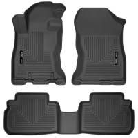 Husky Liners - Husky Liners 2019 Subaru Forester Weatherbeater Black Front & 2nd Seat Floor Liners - Image 1