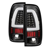 Spyder Auto - XTune Ford F150 Styleside 97-03 / F250/350/450/550 Super Duty 99-07 Light Bar LED Tail Lights - Black - Image 1