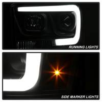 Spyder Auto - Spyder Dodge Ram 1500 06-08 / Ram 2500/3500 06-09 Version 2 Projector Headlights - Light Bar DRL - Black - Image 9