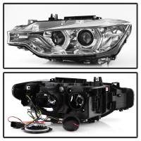 Spyder Auto - Spyder BMW F30 3 Series 2012 - 2014 4DR Projector Headlights - LED DRL - Chrome - Image 3