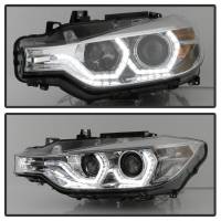 Spyder Auto - Spyder BMW F30 3 Series 2012 - 2014 4DR Projector Headlights - LED DRL - Chrome - Image 9