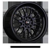 XXR Wheels - XXR Wheels Rim 521 20x8.5 5x114.3/5x120 ET32 73.1CB Black / Gold Rivets - Image 1