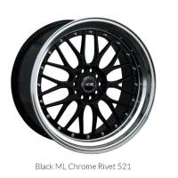 XXR Wheels - XXR Wheel Rim 521 20X8.5 5x114.3/5x120 ET32 73.1CB Black / ML - Image 1