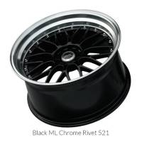 XXR Wheels - XXR Wheel Rim 521 17X7 4x100/4x114.3 ET38 73.1CB Black / ML - Image 2
