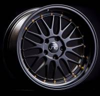JNC Wheels - JNC Wheels Rim JNC005 Black Gold Rivets 18x9 5x112 ET34 66.66CB - Image 1