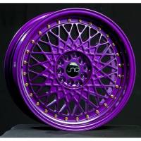 JNC Wheels - JNC Wheels Rim JNC031 Candy Purple Gold Rivets 16x8 4x100/4x114.3 ET20 - Image 1