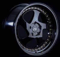 JNC Wheels - JNC Wheels Rim JNC034 Gloss Black Gold Rivets 18x8.5 5x114.3 ET30 - Image 2