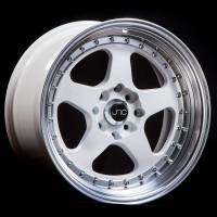 JNC Wheels - JNC Wheels Rim JNC010 White Machined Lip 18x10 5x114.3 ET30 - Image 1