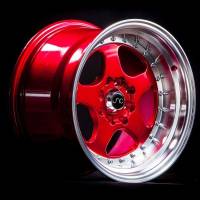 JNC Wheels - JNC Wheels Rim JNC010 Candy Red Machined Lip 15x9 4x100/4x114.3 ET20 - Image 3