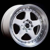JNC Wheels - JNC Wheels Rim JNC010 White Machined Lip 16x8 4x100/4x114.3 ET25 - Image 1