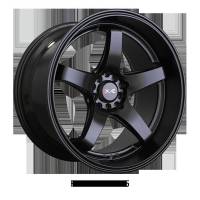 XXR Wheels - XXR Wheel Rim 555 17x8 5x100/5x114.3 ET35 73.1CB Flat Black - Image 1