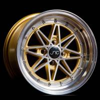 JNC Wheels - JNC Wheels Rim JNC002 Gold Machined Face 15x8 4x100 ET25 - Image 1