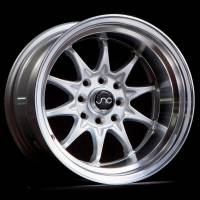 JNC Wheels - JNC Wheels Rim JNC003 Silver Machined Lip 15x9 4x100/4x114.3 ET0 - Image 1
