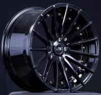 JNC Wheels - JNC Wheels Rim JNC042 Gloss Black Gold Rivets 19x10.5 5x114.3 ET30 - Image 2