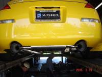 Megan Racing - Megan Racing OE-RS Cat-Back Exhaust System: Nissan 350z Burnt Ti Tips - Image 3