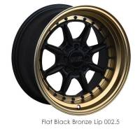 XXR Wheels - XXR Wheel Rim 002.5 15X8 4x100/4x114.3 ET0 73.1CB Flat Black / Bronze Lip - Image 1