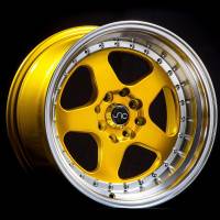 JNC Wheels - JNC Wheels Rim JNC010 Gold Machined Lip 17x9 5x100 ET25 - Image 1