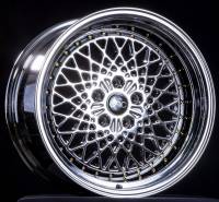 JNC Wheels - JNC Wheels Rim JNC045 Platinum w/ Gold Rivets 15x8.25 4x100 ET10 - Image 1