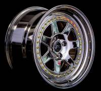 JNC Wheels - JNC Wheels Rim JNC048 PLATINUM WITH GOLD RIVETS 17x9 5x114.3 ET25 - Image 2