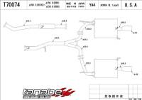 TANABE & REVEL RACING PRODUCTS - Tanabe Medalion Touring Exhaust System 02-03 Acura CL Type S - Image 3