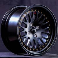 JNC Wheels - JNC Wheels Rim JNC001 Matte Black w/ Gold Rivets 16x9 4x100/114.3 ET10 - Image 2