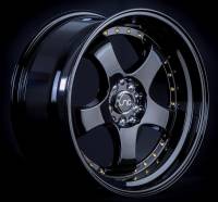 JNC Wheels - JNC Wheels Rim JNC017 Gloss Black w/ Gold Rivets 18x9.5 5x100/5x114.3 ET25 - Image 2