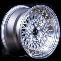 JNC Wheels - JNC Wheels Rim JNC031 Silver Machined Face Gold Rivets 17x9 4x100/4x114.3 ET30 - Image 2