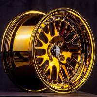 JNC Wheels - JNC Wheels Rim JNC001 Gold Chrome 16x8 4x100/114.3 ET25 - Image 2