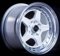 JNC Wheels - JNC Wheels Rim JNC009 White Machined Lip 15x8 4x100/4x114.3 ET25 - Image 2