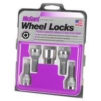 McGard - McGard Wheel Lock Bolt Set - 4pk. (Cone Seat) M12X1.25 / 17mm Hex / 22.0mm Shank Length - Chrome - Image 1