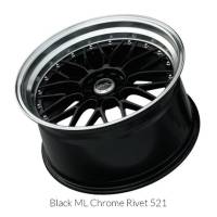 XXR Wheels - XXR Wheel Rim 521 18X8.5 5x114.3/5x120 ET25 73.1CB Black / ML - Image 2