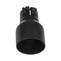 Flowmaster - Flowmaster Exhaust Tip - 4.00in Angle Cut Black SS Fits 2.50in Tubing (Clamp On) - Image 2