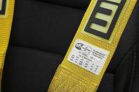 BRAUM RACING SEATS & MORE - BRAUM Racing 5 Point 3" SFI Approved Racing Harness - Yellow - Each - Image 5