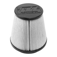 Flowmaster - Flowmaster Universal 6in ID Inlet x 7.5in Cone Style Air Filter - White - Synthetic Media Dry - Image 2