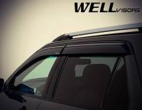 WellVisors - WellVisors Side Window Deflectors Ford Explorer 11-19 With Black Trim - Image 4