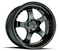 AodHan Wheels - AodHan Wheels Rim AH03 19x11 5x114.3 73.1CB ET22 Full Black (Gold Rivet) - Image 1