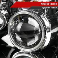 Spec'D Tuning Products - Spec-D 1999-2006 Volkswagen Golf Mk4 GTI/R32 Cabrio Dual Halo Projector Headlights (Chrome Housing/Clear Lens) - Image 6