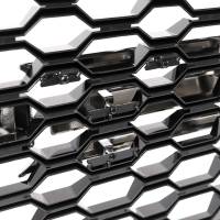 Spec'D Tuning Products - Spec-D 2019-2022 Chevrolet Silverado 1500 WT Glossy Black Honeycomb Hood Grille w/ Chrome Trim - Image 8