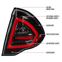 Spec'D Tuning Products - Spec-D 2010-2012 Ford Fusion LED Tail Lights (Jet Black Housing/Clear Lens) - Image 4